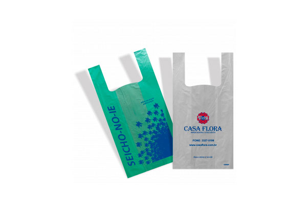 Sacolas em bioplástico